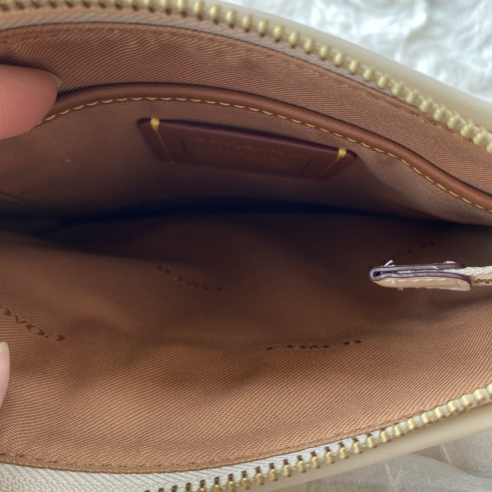 Coach Kitt Messenger Crossbody Bag Pastel Floral Ivory Multi Leather CI183 NWT - Picture 9 of 15